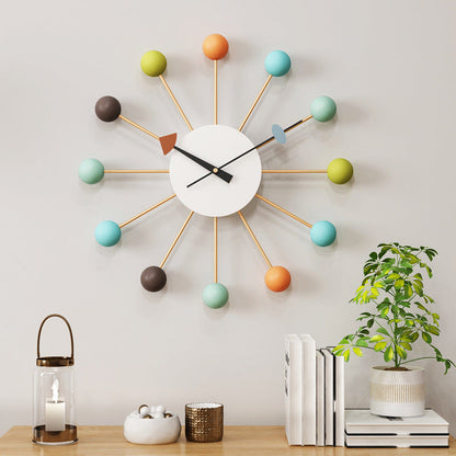 21-Inch Silent Wall Clock Large Decorative Timepiece for Living Room