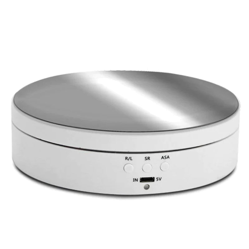 Electric Motorized 360° Rotating Display Stand for Photography