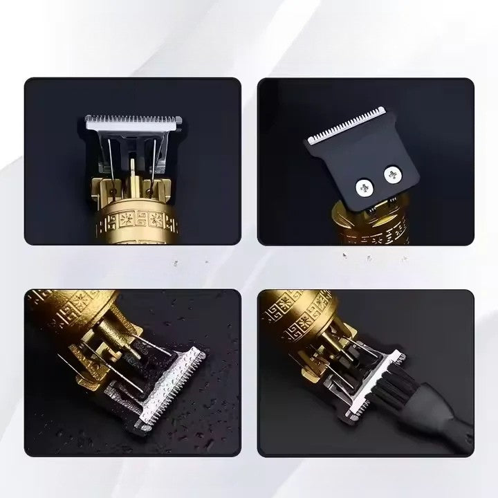 Vintage Engraved Metal Hair Trimmer