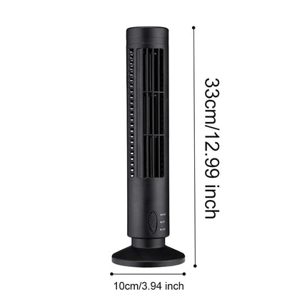 Mini USB Bladeless Desktop Air Conditioner Portable Cooler Fan