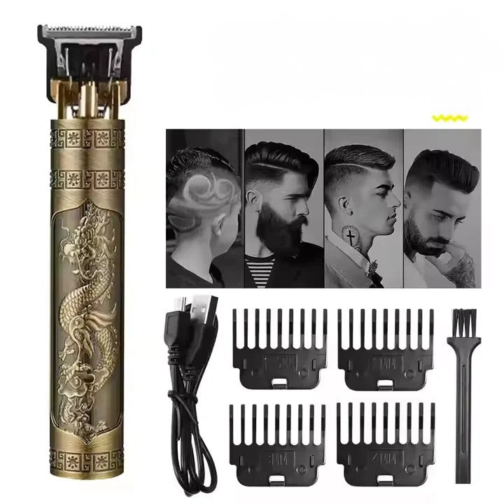 Vintage Engraved Metal Hair Trimmer