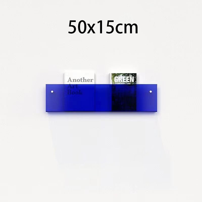Minimalist Acrylic Wall-Mounted Magazine Rack
