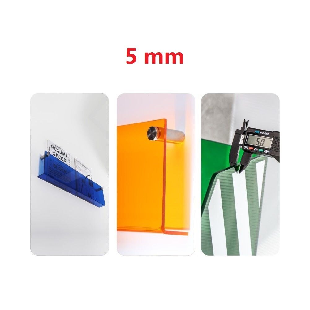 Minimalist Acrylic Wall-Mounted Magazine Rack