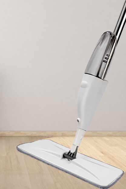 Aeris - Spray flat mop with microfiber pads for wet & dry cleaning