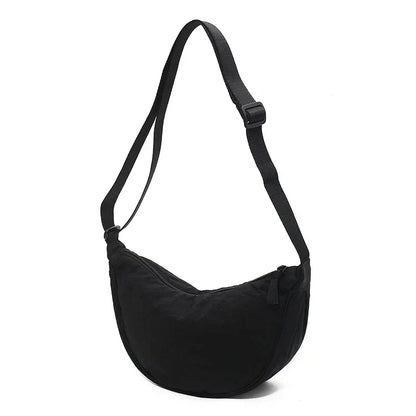 Minimalist Canvas Shoulder Bag with Adjustable Strap