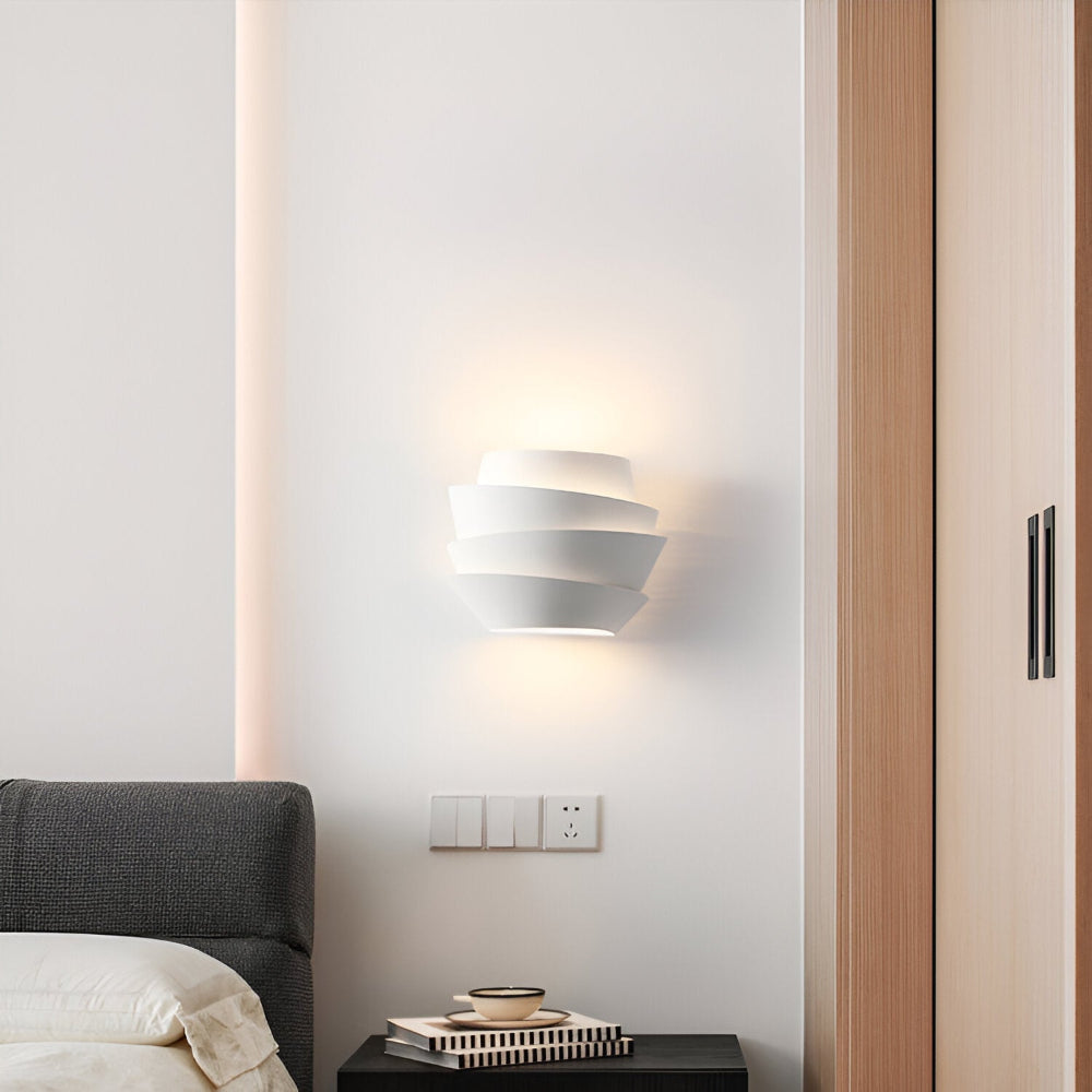 Modern Scandinavian Iron Wall Lamp With Dual LED Spotlights