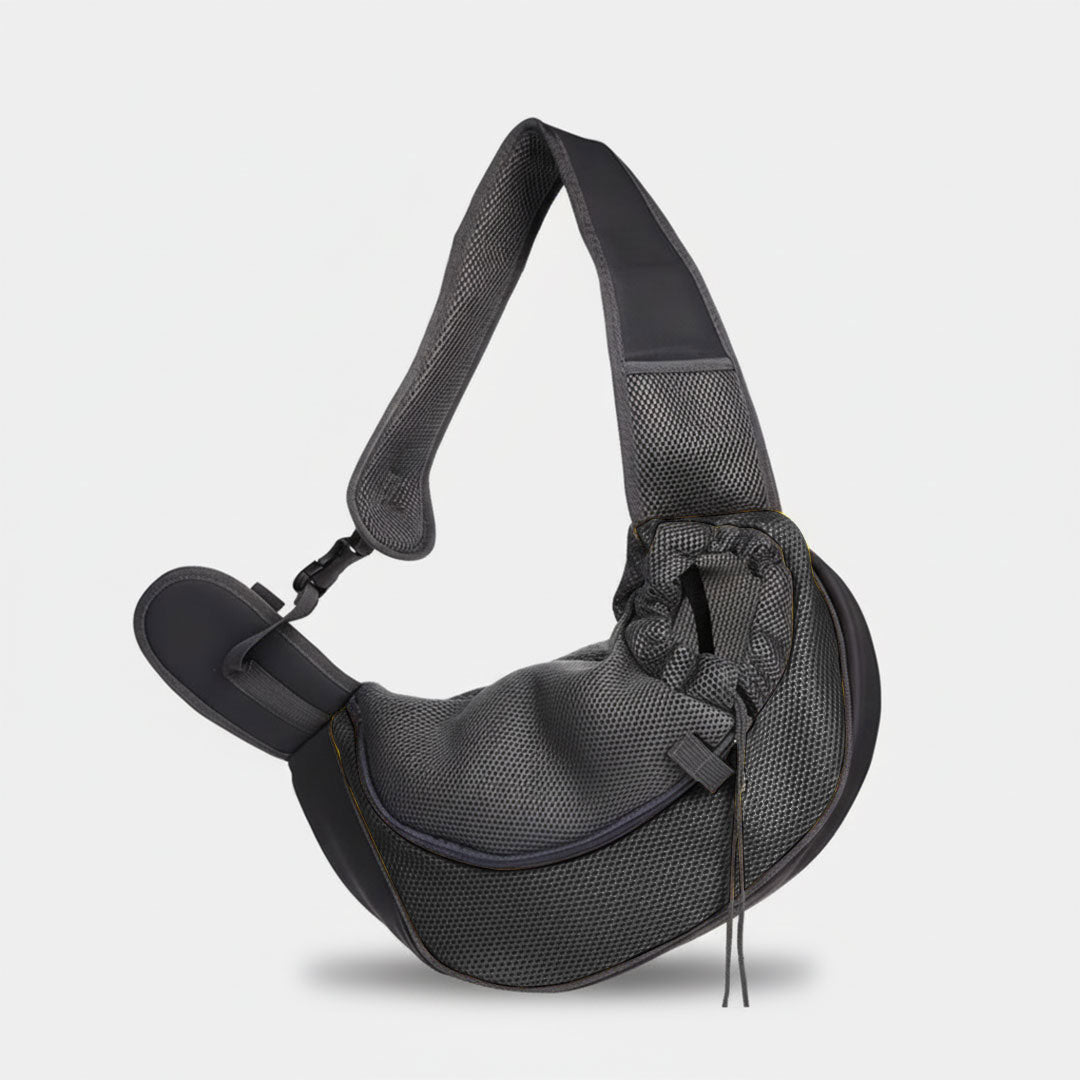 Small Pet Carrier Bag With Adjustable Shoulder Strap And Ventilated Design