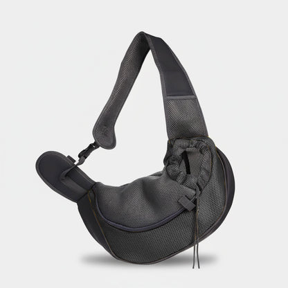 Small Pet Carrier Bag With Adjustable Shoulder Strap And Ventilated Design