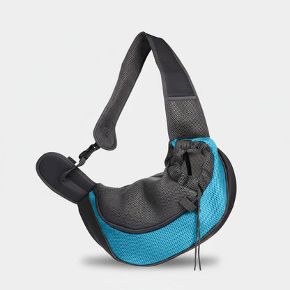 Small Pet Carrier Bag With Adjustable Shoulder Strap And Ventilated Design