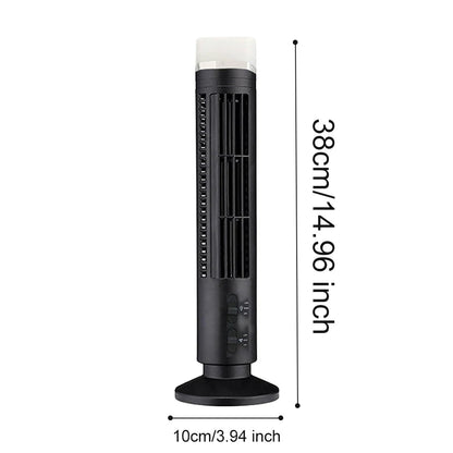 Mini USB Bladeless Desktop Air Conditioner Portable Cooler Fan