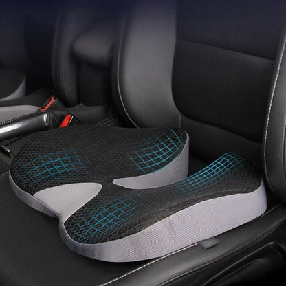 Memory Foam Car Seat Cushion with Non-Slip Mesh