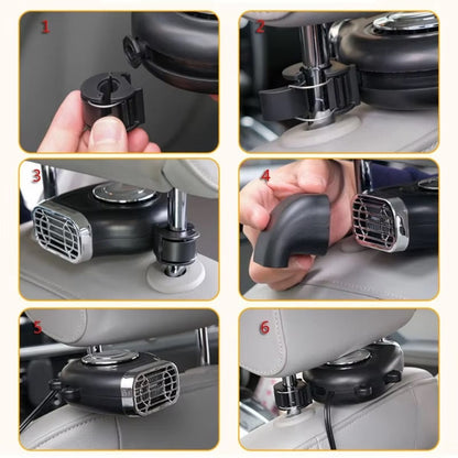12V Portable Car Heater with 360° Rotation Dual-Mode Heating and Cooling