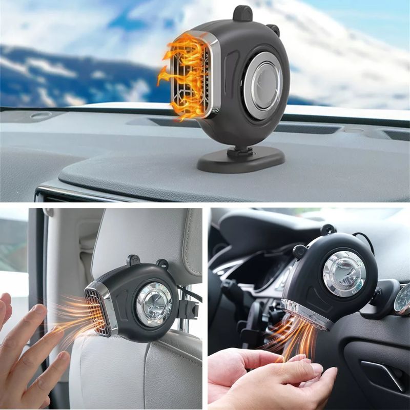 12V Portable Car Heater with 360° Rotation Dual-Mode Heating and Cooling
