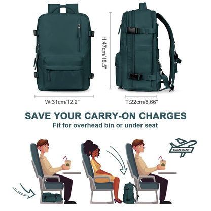 Waterproof Modern Travel Backpack with USB Port