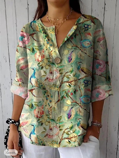 Vintage à Motifs Floraux|Élise™