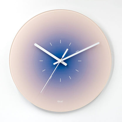 Gradient Glass Minimalist Wall Clock
