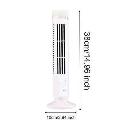 Mini USB Bladeless Desktop Air Conditioner Portable Cooler Fan