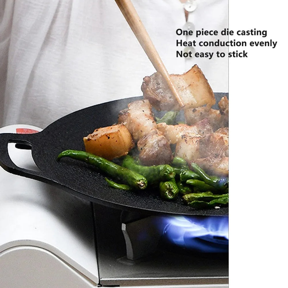 Non-Stick Grill Pan and Griddle for Indoor Outdoor Cooking