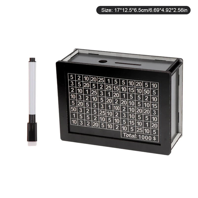 Minimalist Wooden Counter Piggy Bank