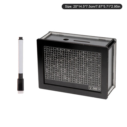 Minimalist Wooden Counter Piggy Bank