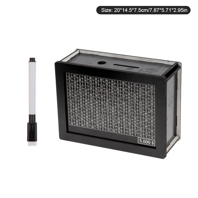 Minimalist Wooden Counter Piggy Bank