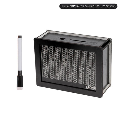 Minimalist Wooden Counter Piggy Bank