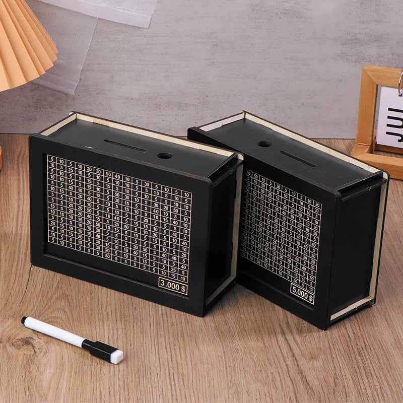 Minimalist Wooden Counter Piggy Bank