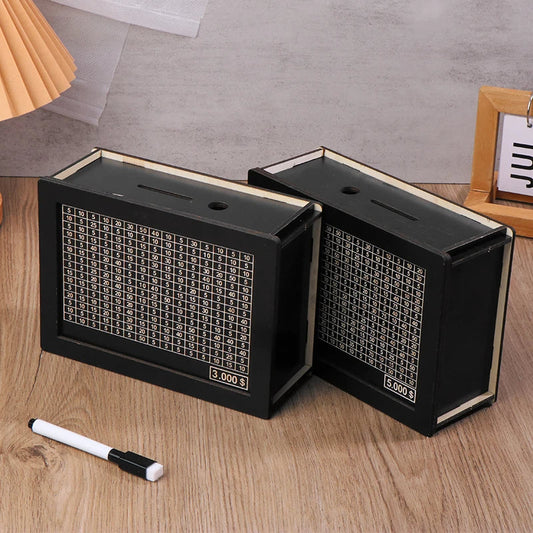 Minimalist Wooden Counter Piggy Bank