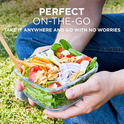 35 Piece Food Storage Container Set With Airtight Lids and Portions