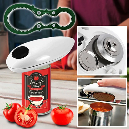 Automatic Electric Can Opener With Built-In Bottle And Jar Opener
