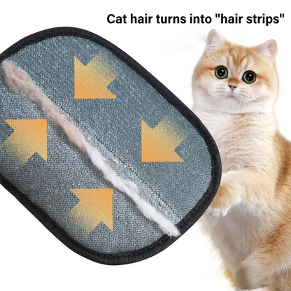 Pet Hair Remover Gloves for Grooming and Fur Removal Set of 2