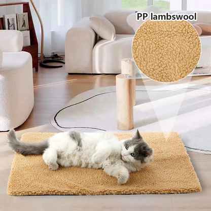 Self-Heating Cat and Dog Warming Pad Non-Electric Washable Pet Mat