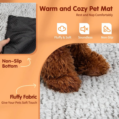 Self-Heating Cat and Dog Warming Pad Non-Electric Washable Pet Mat