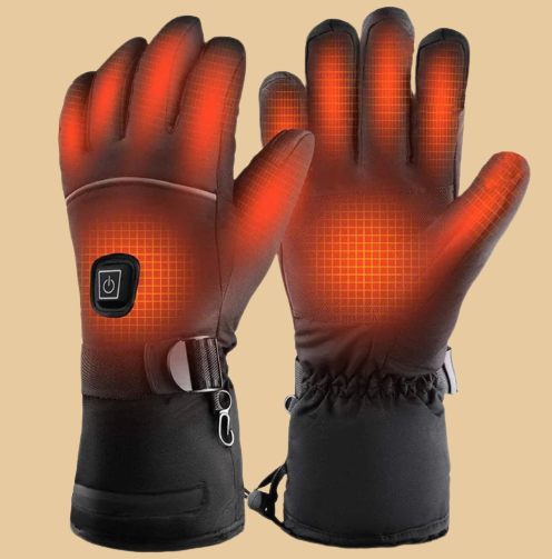 Heated Gloves With Adjustable Heat Settings and USB Charging - 2 Pairs