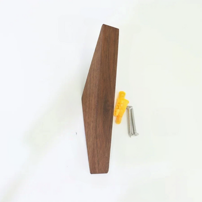 Wooden Wall-Mounted Coat Hook Decorative Holder for Coats and Hats