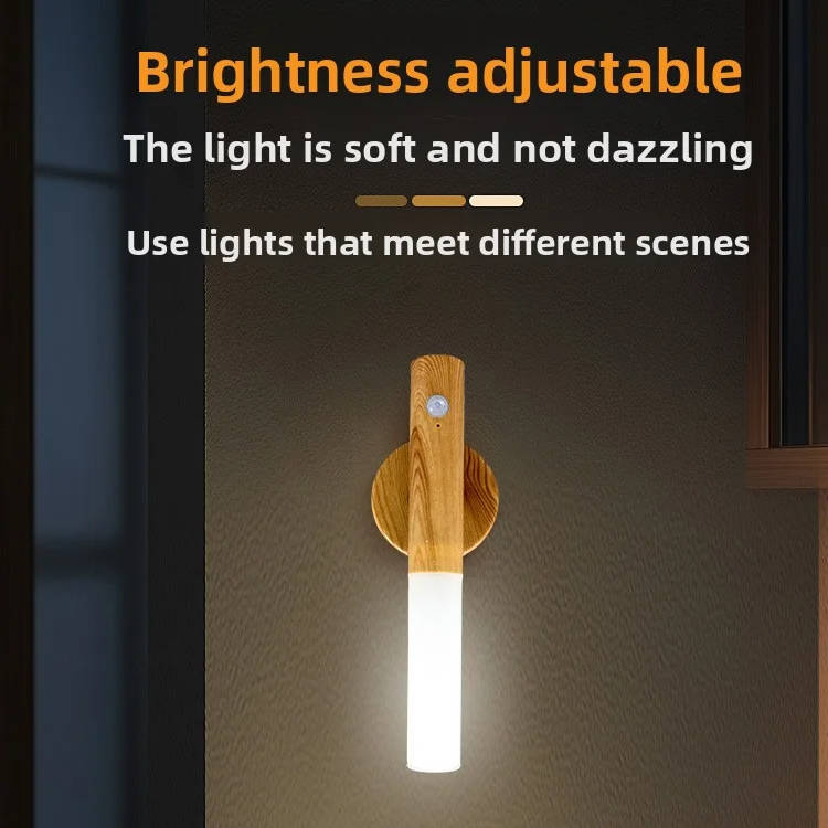 Motion Sensor Night Light Plug-In With USB C Rechargeable Battery