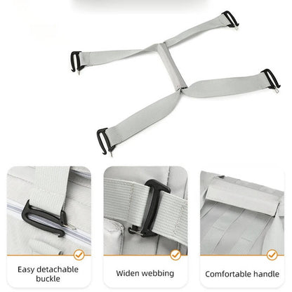 Large Capacity Travel Backpack With Laptop Compartment And Wet Dry Separation