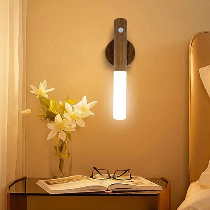 Motion Sensor Night Light Plug-In With USB C Rechargeable Battery