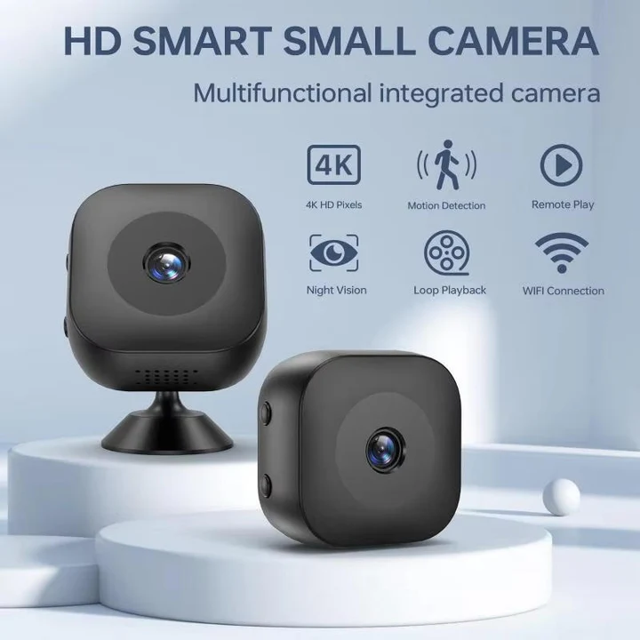 Wireless Mini Security Camera 1080p HD with Night Vision & Motion Detection