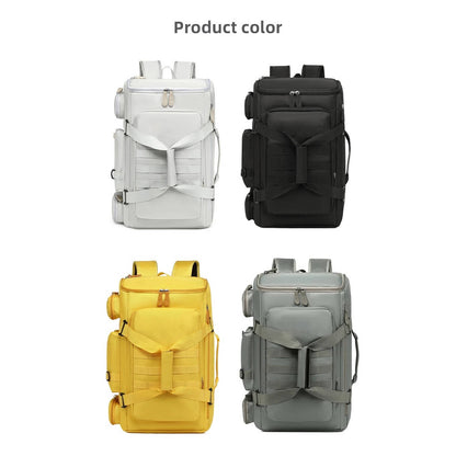 Large Capacity Travel Backpack With Laptop Compartment And Wet Dry Separation