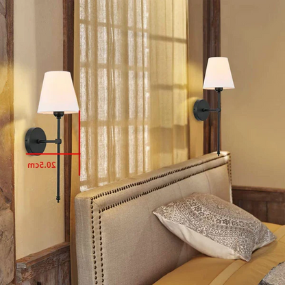 Wireless Rechargeable Wall Sconce With Remote Control And 12 Color Lights