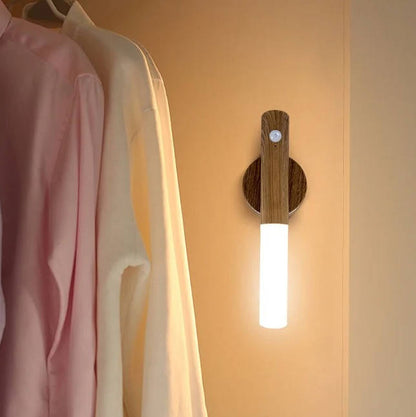 Motion Sensor Night Light Plug-In With USB C Rechargeable Battery