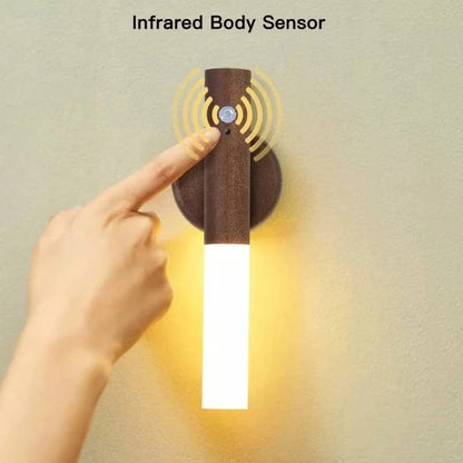 Motion Sensor Night Light Plug-In With USB C Rechargeable Battery