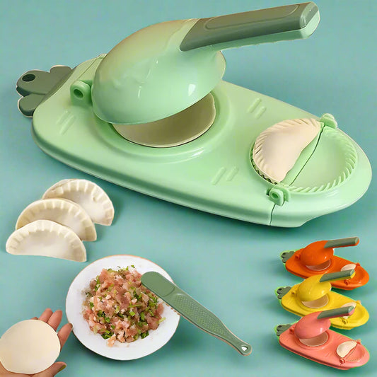 Dumpling Maker 2-in-1 Manual Press Machine for Wontons and Ravioli