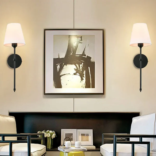 Wireless Rechargeable Wall Sconce With Remote Control And 12 Color Lights