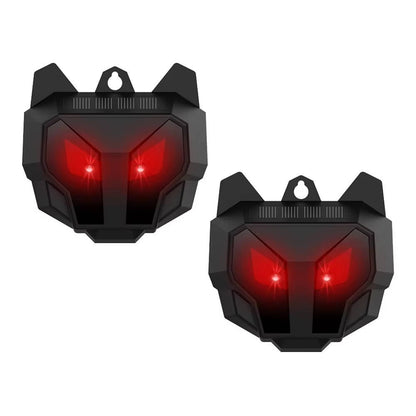 Ultrasonic Solar Powered Animal Repellent 2-Pack Outdoor Pest Control