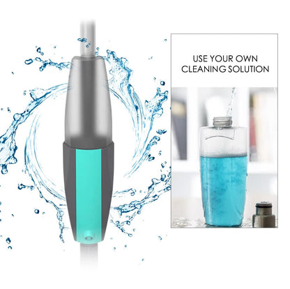 Spray Mop With Microfiber Pads, 360 Degree Rotation, Wet & Dry Use