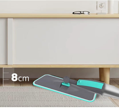 Spray Mop With Microfiber Pads, 360 Degree Rotation, Wet & Dry Use