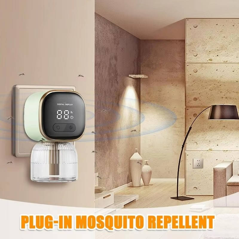 Electric Mosquito Repellent Plug-In With Timer And Digital LED Display