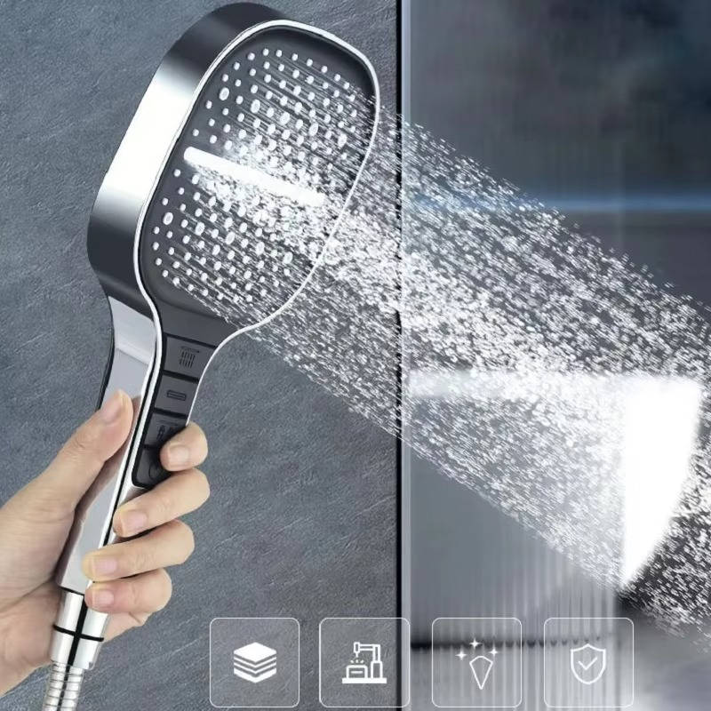 High Pressure Shower Head With 7 Spray Modes and Built-In Filter